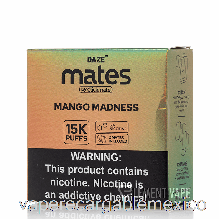 Vape Recargable 7 Daze Mate Pods Mango Madness